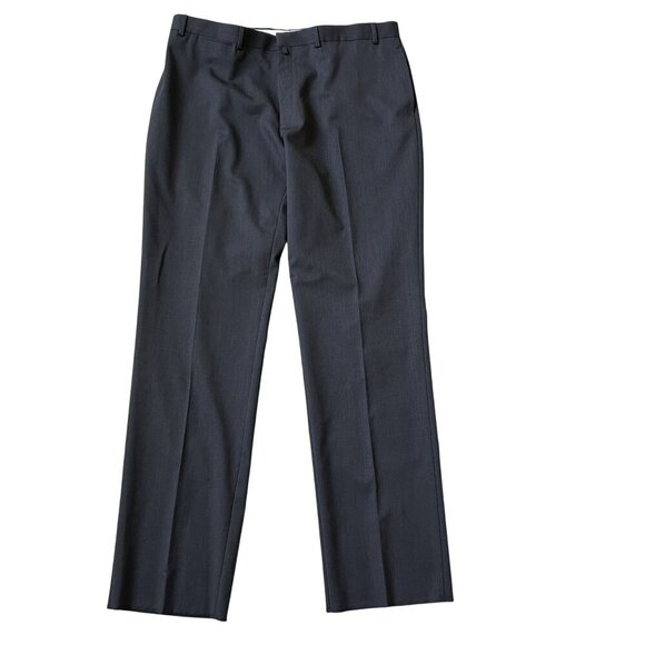 Lauren Ralph Lauren NWT Mens 40x36 Pants Charcoal 100% Wool Slacks Quiet Luxury - Picture 1 of 13